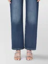 Marc Jacobs Belt Loops Faded Effect Five-pocket Style Trousers In Blue