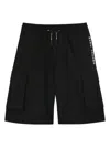 Marc Jacobs Logo-print Shorts In Black