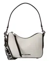 Marc Jacobs Bi Color Drifter Small Convertible Shoulder Bag In White