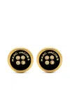 Marc Jacobs The Button Stud Earrings In Gold