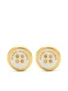 Marc Jacobs The Button Stud Earrings In Gold