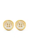 Marc Jacobs The Button Stud Earrings In Gold