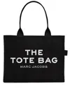 Marc Jacobs The Tote Bag Canvas Shoulder Bag In Black