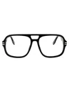 Marc Jacobs Black Acetate Glasses In Black