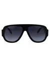Marc Jacobs Black Acetate Sunglasses In Black