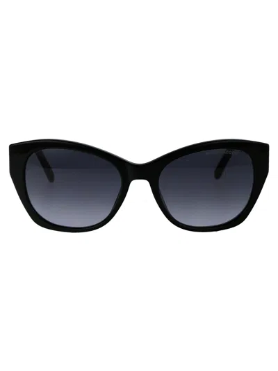 MARC JACOBS MARC JACOBS BLACK ACETATE SUNGLASSES