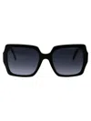 Marc Jacobs Black Acetate Sunglasses In Black
