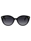 Marc Jacobs Black Acetate Sunglasses In Black
