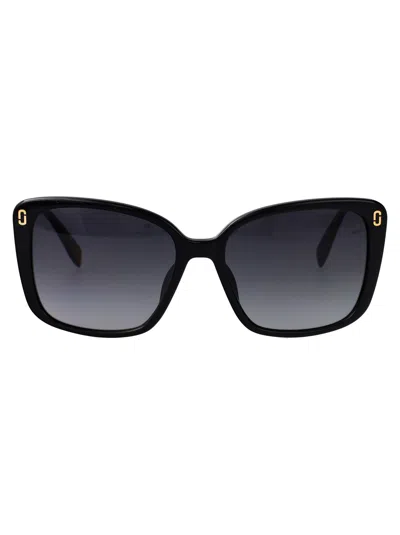 Marc Jacobs Black Acetate Sunglasses