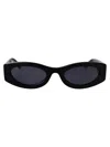 Marc Jacobs Black Acetate Sunglasses In Black