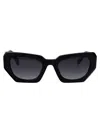 Marc Jacobs Black Acetate Sunglasses In Black