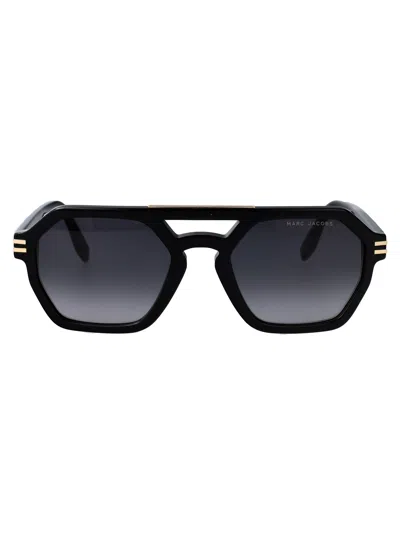 Marc Jacobs Black Acetate Sunglasses