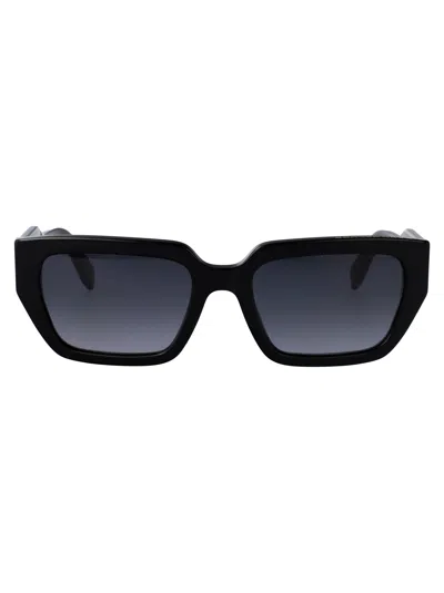 MARC JACOBS MARC JACOBS BLACK ACETATE SUNGLASSES