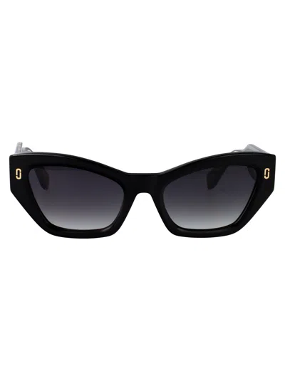 Marc Jacobs Black Acetate Sunglasses
