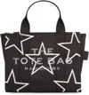 Marc Jacobs Small Star Canvas Tote Bag In Black