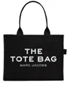 Marc Jacobs The Tote Bag Canvas Shoulder Bag In Black