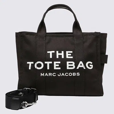 Marc Jacobs Black And White Canvas Tote Bag