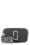 Marc Jacobs Black And White Leather The Snapshot Crossbody Bag
