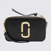 Marc Jacobs Black And White Leather The Snapshot Crossbody Bag
