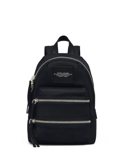 MARC JACOBS BLACK BACKPACK WITH POCKETS