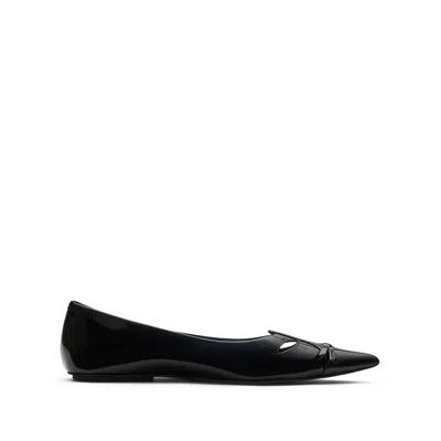 MARC JACOBS BLACK BALLET FLATS