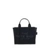 Marc Jacobs Black Calf Leather Bos Taurus Handbag In Red