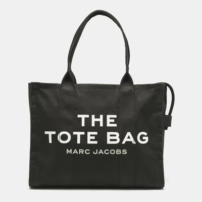 Pre-owned Marc Jacobs Black Canvas Large The Tote Bag