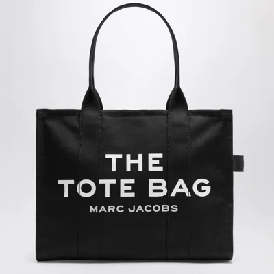 Marc Jacobs Black Canvas Large Tote Bag