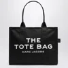 Marc Jacobs Black Canvas Large Tote Bag In Black