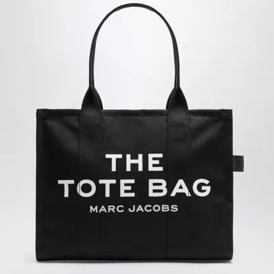 Marc Jacobs Black Canvas Large Tote Bag