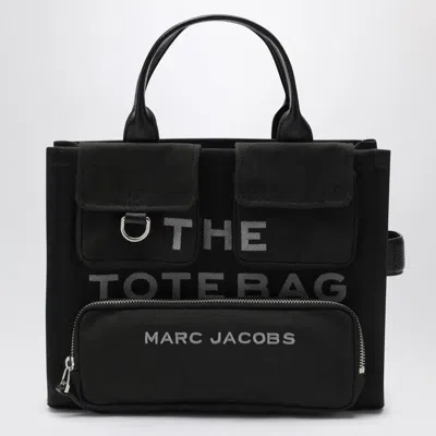 Marc Jacobs Black Canvas Medium Cargo Tote Bag