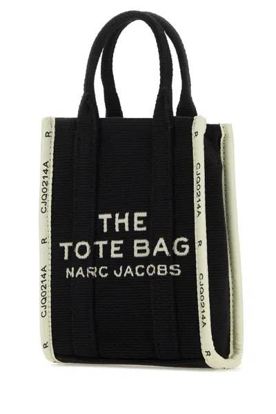 Marc Jacobs Black Canvas Mini The Tote Bag Handbag