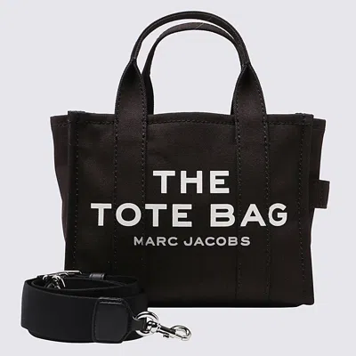 Marc Jacobs Black Canvas The Small Traveler Tote Bag