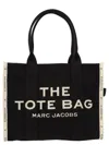 Marc Jacobs Black Canvas The Tote Shopping Bag