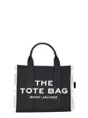 Marc Jacobs Black Canvas The Tote Shopping Bag