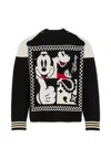Marc Jacobs Black Cardigan For Boy With Mickey Mouse In Black