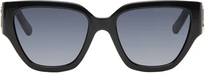 Marc Jacobs Black Cat-eye Sunglasses In 807 Black