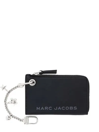 MARC JACOBS BLACK CHARM KEYRING