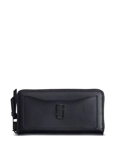 Marc Jacobs The Utility Snapshot Dtm Saffiano Leather Continental Wallet In Black