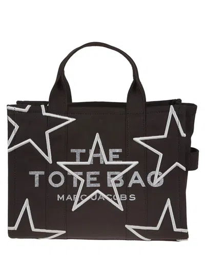 Marc Jacobs Black Cotton Shopper Bag