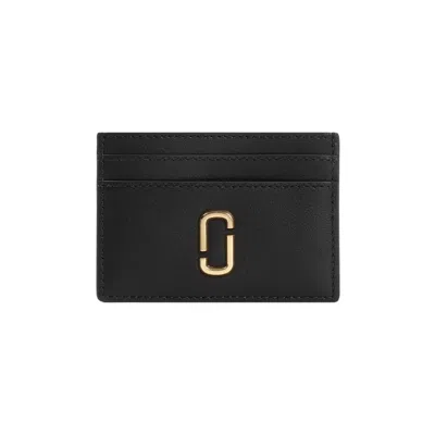 Marc Jacobs Black Cow Leather Card Case