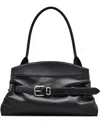 Marc Jacobs The Satchel Leather Tote Bag In Black