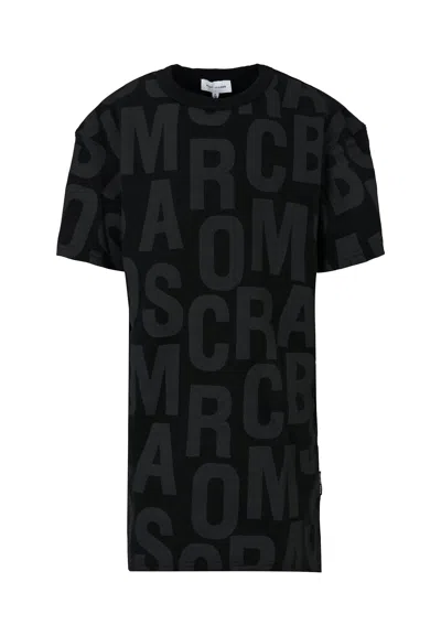 Marc Jacobs Kids' Black Dress For Girl With Logo