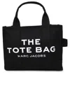 Marc Jacobs Black Canvas Mini The Tote Bag Handbag In Black