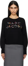 Marc Jacobs Ribbed Crewneck Knitwear Long Sleeves In 001 Black