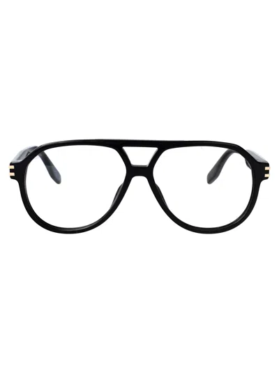 MARC JACOBS MARC JACOBS BLACK GOLD ACETATE GLASSES