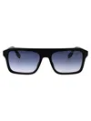 Marc Jacobs Black Gold Acetate Sunglasses In Black