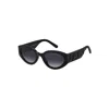 Marc Jacobs Black Grey Acetate Sunglasses