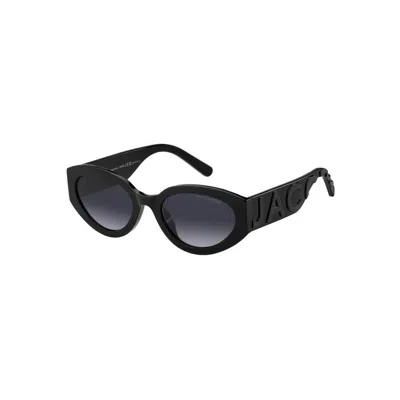 Marc Jacobs Black Grey Acetate Sunglasses