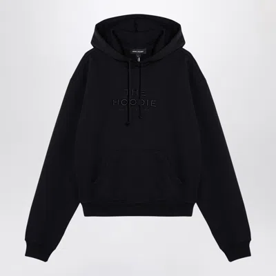MARC JACOBS MARC JACOBS BLACK HOODIE WITH LOGO
